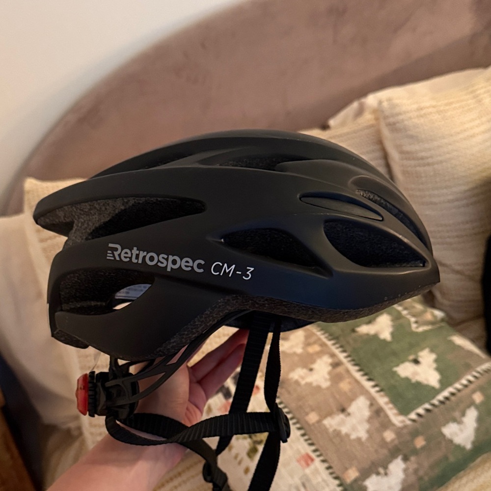 Retrospec CM-3 Black Helmet